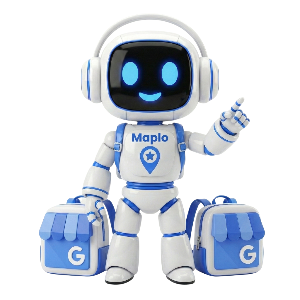 Maplo Mascot Pointing